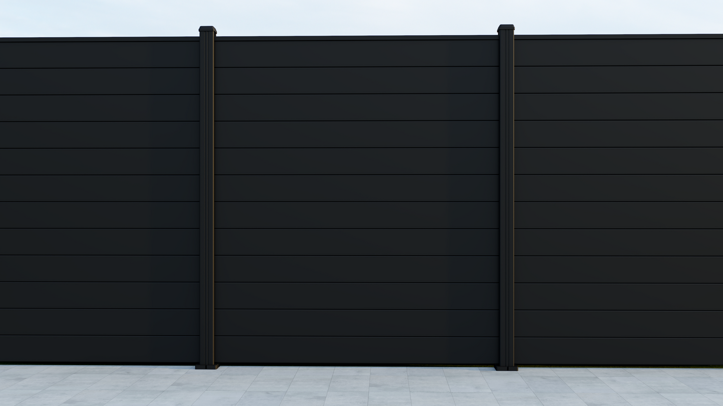 180cm Aluminium Fence Panel Kit With Post