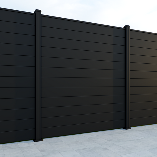 180cm Aluminium Fence Panel Kit With Post